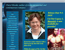 Tablet Screenshot of cherylbrooksonline.com